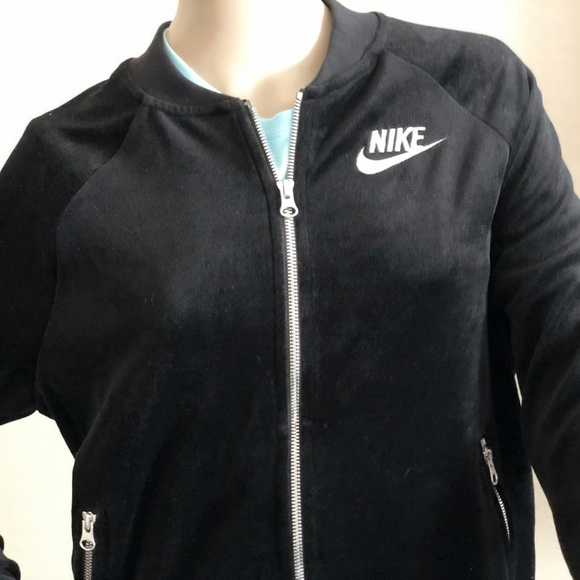 nike women's velour jacket